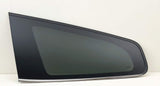 Partial Chrome Style Driver Left Side Rear Quarter Window Quarter Glass Compatible with Chevrolet Traverse 2009-2017 Models