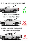 Tempered Driver Left Side Door Window Door Glass Compatible with Chevrolet Silverado/GMC Sierra 2500 3500 2 Door Standard Cab Pickup 2020-2022 Models