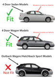 Passenger Right Side Front Door Window Door Glass Compatible with Subaru Legacy/Subaru Outback 2005-2009 Models