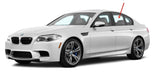 Driver Left Side Rear Door Window Door Glass Compatible with BMW BMW 528i / 535d / 535i / 550i / M5 4 Door Sedan 2011-2016 Models