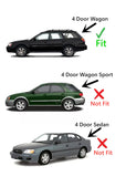 Tempered Driver Left Side Rear Door Window Door Glass Compatible with Subaru Outback/Legacy 4 Door Wagon 2000-2004 Models (Not For Ouback Wagon Sport)