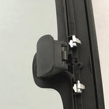 Movable Passenger Right Side Rear Quarter Window Quarter Glass With Frame & Latch Compatible with GMC Sierra Pickup 2 Door Extended Cab 1999-2006 Models