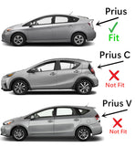 Driver Left Side Rear Door Window Door Glass Compatible with Toyota Prius 4 Door Hatchback 2010-2015 Models