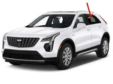 Driver Left Side Rear Door Window Door Glass Compatible with Cadillac XT4 2019-2022 Models