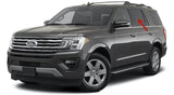 NAGD Tempered Driver Left Side Rear Door Window Door Glass Compatible with Ford Expedition 2018-2022 Models
