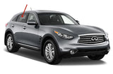 Passenger Right Side Rear Door Window Door Glass Compatible with Infiniti FX35 FX37 FX50 QX70 2009-2017 Models