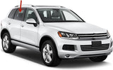 Passenger Right Side Rear Door Window Door Glass Compatible with Volkswagen Touareg 2011-2017 Models
