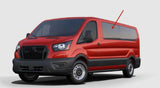 Privacy Movable Driver Left Side Rear Sliding Cargo Door Window Door Glass Compatible with Ford Transit 83.2" Low-Roof Van 2015-2022 Models