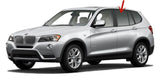 Driver Left Side Rear Door Window Door Glass Compatible with BMW X3 2011-2012 Models