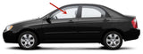 Driver Left Side Front Door Window Door Glass Compatible with Kia Spectra 2005-2007 All Models/ 2008-2009 4 Door Sedan Models / 2004 4 Door Sedan 2.0L ENG Models