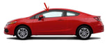 Driver Left Side Door Window Door Glass Compatible with Honda Civic 2 Door Coupe 2012-2014 Models