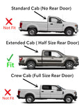 Passenger Right Side Rear Door Window Door Glass Compatible with Ford F150 2015-2020 2 Door Super Cab Models/Ford F250 F350 F450 F550 2017-2022 2 Door Super Cab Models
