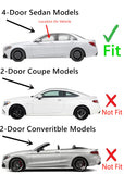 Laminated Driver Left Side Front Door Window Door Glass Compatible with Benz C300 / C400 / C63 AMG / C65 AMG 2015-2018 4-Door Sedan Models