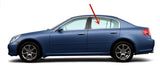 Driver Left Side Rear Door Window Door Glass Compatible with 2003-2006 Infiniti G35 4 Door Sedan