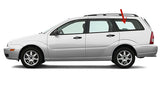 Driver Left Side Rear Quarter Glass Window Compatible with Ford Focus 4 Door Wagon 2000-2007 Models