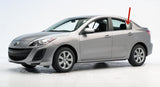 Driver Left Side Rear Vent Window Vent Glass Compatible with Mazda 3 4 Door Sedan 2010-2013 Models