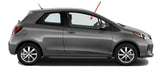 Passenger Right Side Door Window Door Glass Compatible with Toyota Yaris 2 Door Hatchback 2012-2019 Models