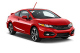 Passenger Right Side Front Vent Glass Vent Window Compatible with Honda Civic 2 Door Coupe 2012-2015 Models
