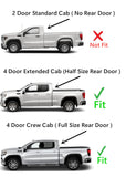 Driver Left Side Front Door Window Door Glass Compatible with GMC Sierra/Chevrolet Silverado 1500 4 Door Crew/Extended Cab 2019-2022 Models