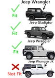 Passenger Right Side Front Door Window Door Glass Compatible with Jeep Wrangler 2018-2022 / Gladiator 2020-2023 Models