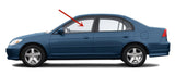 Driver Left Side Front Door Window Door Glass Compatible with Honda Civic 4 Door Sedan 2001-2005 Models
