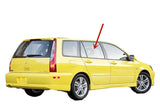 Passenger Right Side Rear Door Window Door Glass Compatible with Mitsubishi Lancer 4 Door Wagon 2004-2007 Models