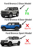 OEM Tempered Driver Left Side Door Window Door Glass Compatible with Ford Bronco 2021-2023 2 Door Models