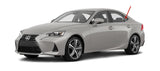 Driver Left Side Rear Vent Window Vent Glass Compatible with Lexus IS250 2014-2017 / IS350 2014-2020 / IS200t 2016-2017 / IS300 2016-2020 4 Door Sedan Modles
