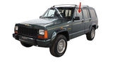 Driver Left Side Front Door Window Door Glass Compatible with Jeep Cherokee/Wagoneer 1984-1996 4 Door Models / Comanche Pickup 1986-1992 2 Door Models