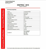 DINITROL 4010 Corrosion Inhibitor Spray (500ml) – Transparent Beige, High Temp & Adhesion, Long-Term Surface & Engine Protection for Vehicles, Machinery & Equipment