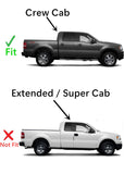 Passenger Right Side Rear Door Window Door Glass Compatible with Ford F150 Pickup 4 Door Crew Cab 2009-2014 Models