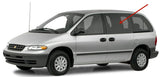 Driver Left Side Rear Sliding Door Window Door Glass Compatible with Chrysler Voyager/Grand Voyager/Town & Country/Dodge Caravan/Grand Caravan/Plymouth Voyager/Grand Voyager 1996-2000 Models