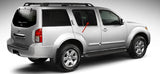 Passenger Right Side Rear Door Window Door Glass Compatible with Nissan Pathfinder 2005-2012 Models