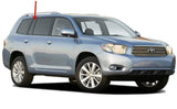 Passenger Right Side Rear Vent Window Vent Glass Compatible with Toyota Highlander 2008-2013 Models