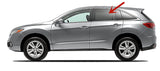 Driver Left Side Rear Door Window Door Glass Compatible with Acura RDX 2013-2018 Models