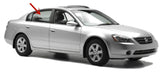 Passenger Right Side Rear Door Window Door Glass Compatible with Nissan Altima 4 Door Sedan 2002-2006 Models