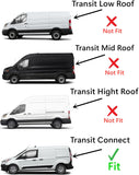 Driver Left Side Front Door Window Door Glass Compatible with Ford Transit Connect 2014-2022 Models