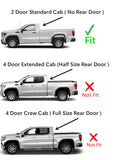 Driver Left Side Door Window Door Glass Compatible with Chevrolet Silverado/GMC Sierra 1500 2 Door Standard Cab 2019-2022 Models