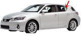Driver Left Side Rear Vent Window Vent Glass Compatible with Lexus CT200/ CT200h 2011-2018 Models