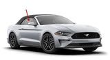 Passenger Right Side Door Window Door Glass Compatible with Ford Mustang 2 Door Convertible 2015-2022 Models