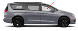 Passenger Right Side Front Door Window Door Glass Compatible with Chrysler Pacifica 2017-2021 Models / Voyager 2020-2021 Models