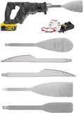 BFE2019-5PK Equalizer Blackhawk 20V Cordless Auto Glass Removal Tool Kit – 5 Blade Set for Windshield & Quarter Glass Extraction – Brushless Motor, LED Light, OEM-Grade