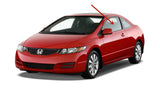 Driver Left Side Door Window Door Glass Compatible with Honda Civic 2 Door Coupe 2006-2011 Models