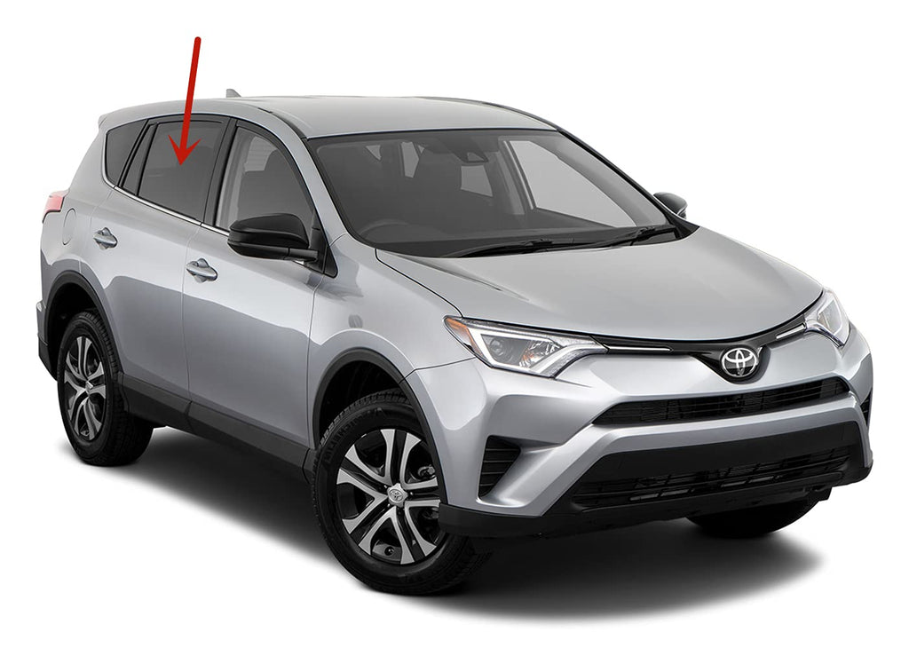 Passenger Right Side Rear Door Window Door Glass Compatible with Toyot ...