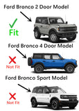 OEM Tempered Passenger Right Side Door Window Door Glass Compatible with Ford Bronco 2021-2023 2 Door Models