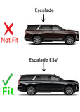 With Sensor Style Tempered Passenger Right Side Quarter Window Quarter Glass Compatible with Cadillac Escalade ESV 2021-2024 Models ( Not For Escalade )