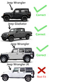 Driver Left Side Front Door Window Door Glass Compatible with Jeep Wrangler Jeep Wrangler 2018-2022 / Gladiator 2020-2023 Models