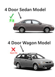Tempered Passenger Right Side Front Door Window Door Glass Compatible with Suzuki Forenza 4 Door Sedan 2004-2010 Models