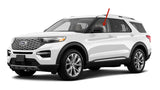 Tempered Driver Left Side Front Door Window Door Glass Compatible with Ford Explorer 2020-2022 Models