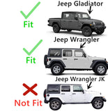 OEM Passenger Right Side Rear Door Window Door Glass Compatible with Jeep Wrangler 2018-2022 / Gladiator 2020-2023 4 Door Models